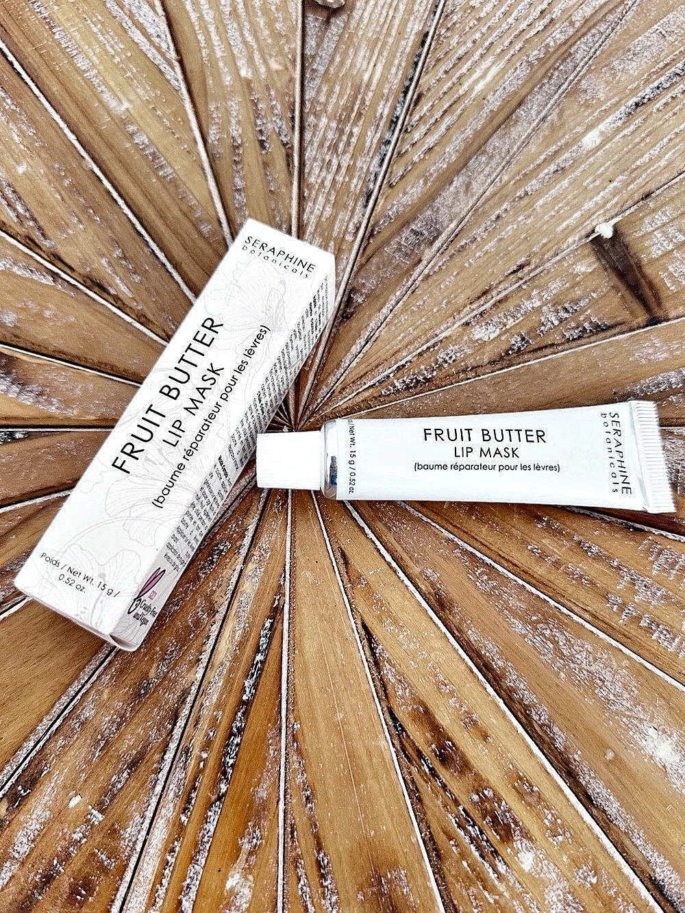 NIB Seraphine Botanicals Fruit Butter Lip Mask 2-Pack NWT